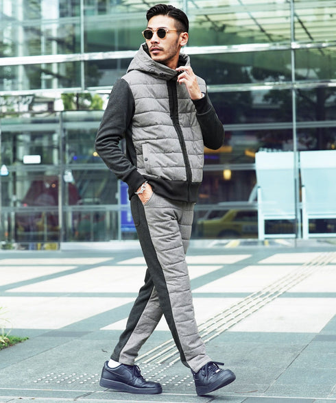 ミックスグレー MODEL : GO 180cm 66kg Lsize